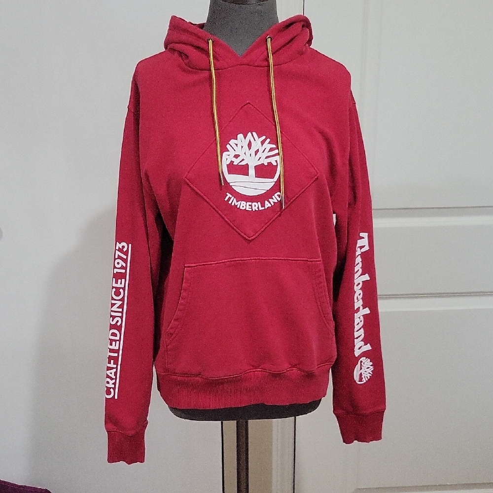 Mens Timberland Elevated Tree Logo Hoodie - Picture 3 of 9
